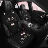 Plush Car Seat Cushion Set for Autumn & Winter - Single & Three-Piece Options