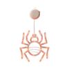 Luce a Ventosa di Halloween per Decorazione Finestra, Lampada Decorativa per Esposizione Festiva Interna
