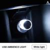 Car USB Interior LED Ambient Light Interior Atmosphere Light Colorful Environment Auto PC Decoration Lamps Computer S5Z2