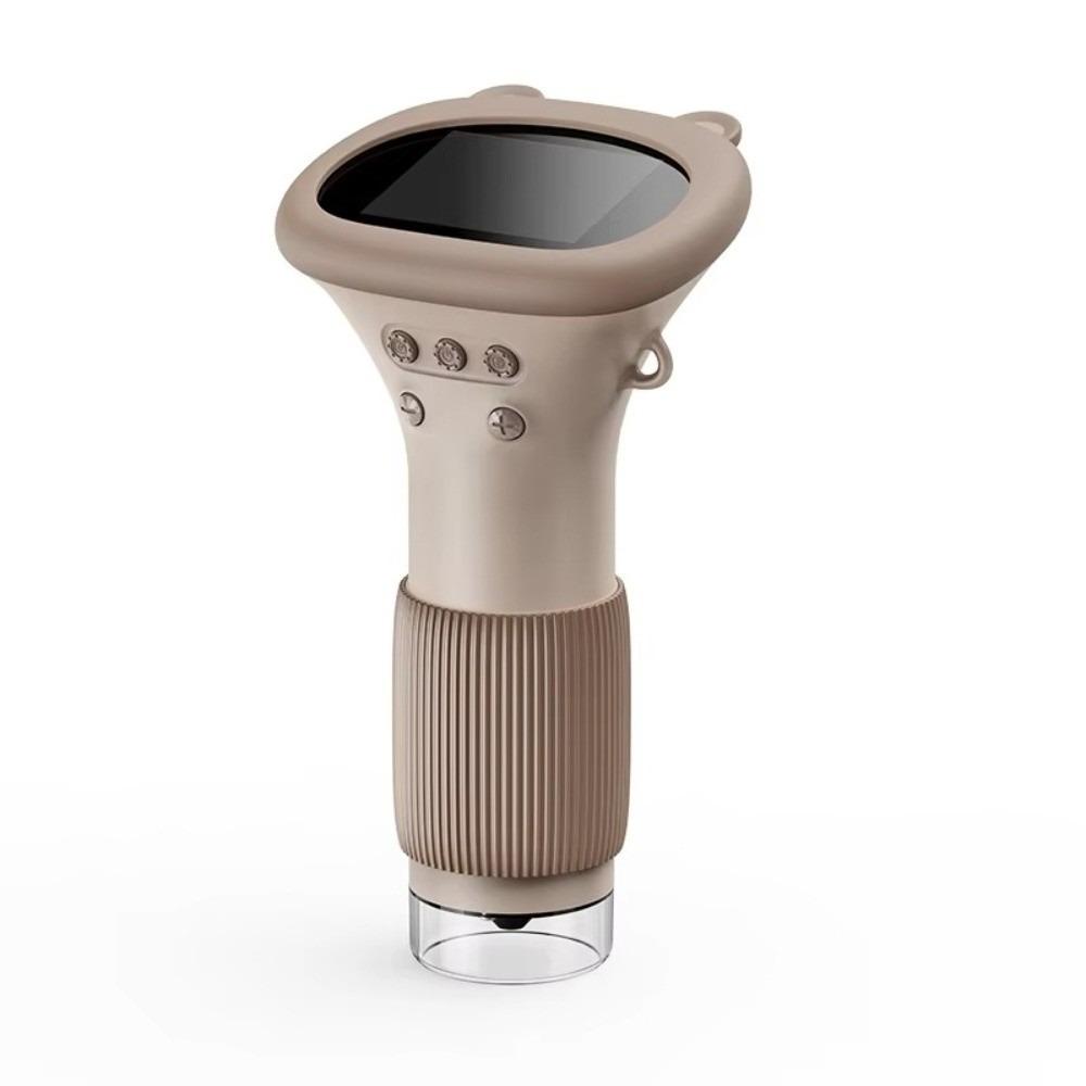 

1000X Handheld Microscope for Kids 2 Inch Screen HD Kids Microscope Rechargeable Portable Educational Science Kit коричневий