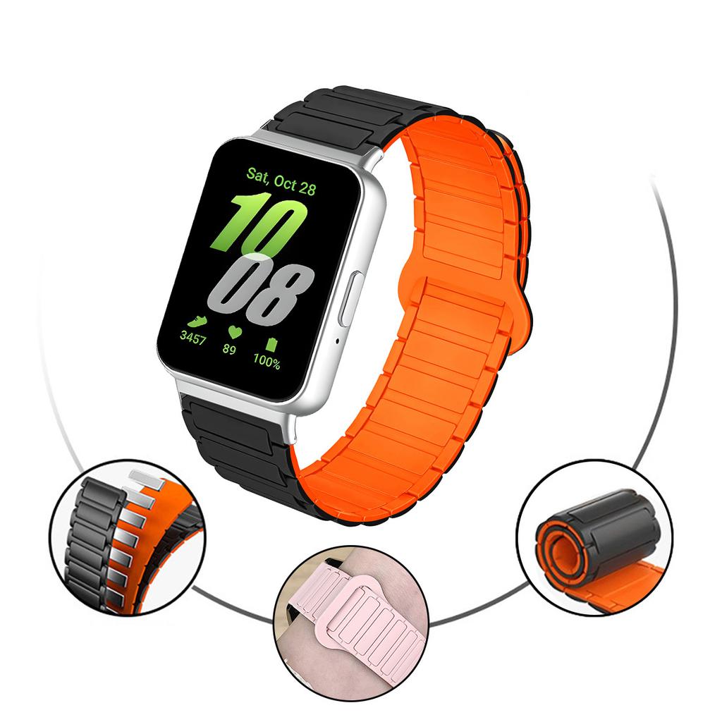 For Samsung Galaxy Fit 3 Strap Silicone Magnetic Loop Watch Band For Samung Galaxy Fit 3 Smart Bracelet Wristband Correa Belt