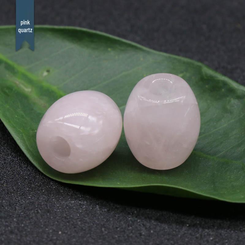 326-Large Hole Crystal Agate Jade Barrel Beads, 16×18mm, 5mm Hole, Jewelry Accessories