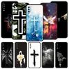 Phone Case For Samsung A56 A36 A26 A54 A52 A24 A14 A50 A70 A06 A12 A22 A34 A42 A32 5G A04s A16 Cover Bible Jesus Christ Cross