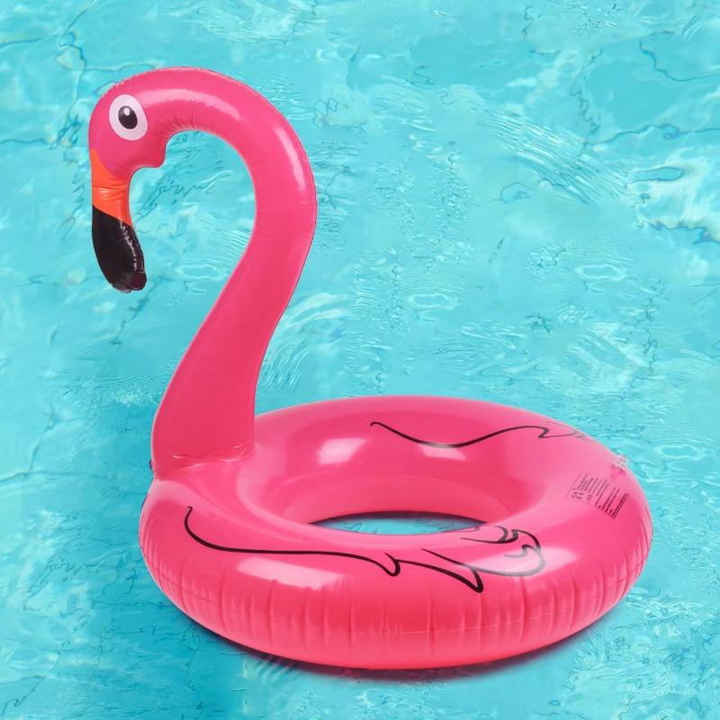 Flamingo Inflatable Toys Swimming Ring Adult Water Party Toys Summer Pool Beach Inflatable Float Circle Fun Water Supplies