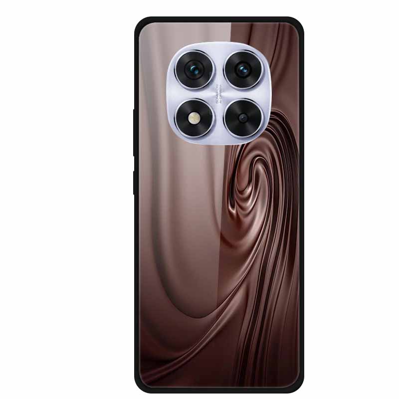 Tempered Glass Case For Redmi Note 14 Pro Coque 14Pro Flowers Phone Cases For Xiaomi Redmi Note14 Pro Hard Back Cover Case Funda