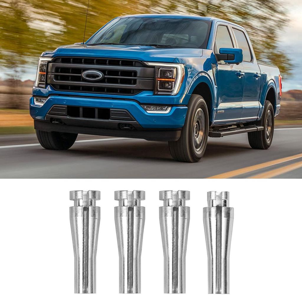 4 ENDS Door Latch Cable Repair Kit for Ford F-150 F-250 F-350 E-Series Ranger Expedition Excursion Navigator (2 Cables) Aluminum