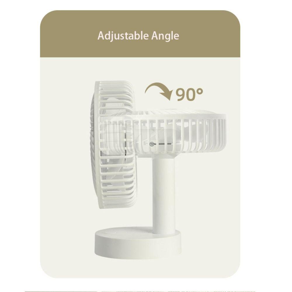 Plastic Mini Electric Fan Indoor Desktop Fan High Quality USB Rechargeable Fan  Camping