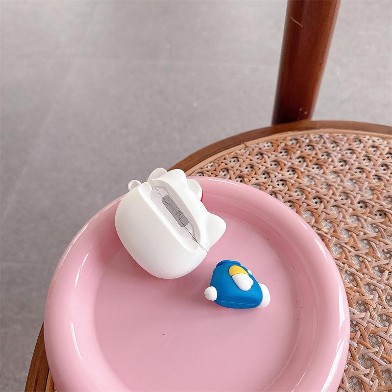 Cute sitting kt cat AirPods pro1 apple bluetooth headset case 1/1 generation cartoon protective case for women