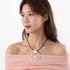 Popular European and American Autumn and Winter Geometric Pearls Simple Fashion Metal Collarbone Necklace