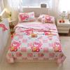 Floral Rainbow Pattern Quilt 100% Cotton Skin-friendly Comfortable Flowers Print Air Conditioning Quilt for Kids Teens Adults