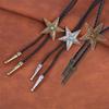 Turquoise Bolo Tie Western Vintage Bolo Tie Star Bolo Tie Cowboy Necktie Natives American Bolo Tie Men Western Bolo Tie