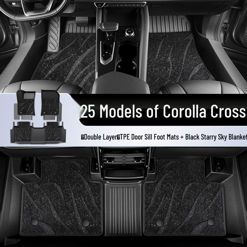 2025 Toyota Corolla Cross TPE Full Coverage Floor Mats & Accessories