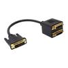 DVI Male To 2Female Splitter Adapter DVI 24+5 Y Adapter Enables Double Screen Display With Full High Clear 1080P Signal
