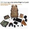 Unisex Outdoor Military Rucksacks Tactical Backpack Army Molle Waterproof Bags Sports Travel Camping Trekking Hiking Fishing Camouflage 3D Bags