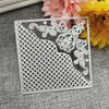 Rámeček pozadí mřížky Kovové vyřezávací raznice DIY Scrapbooking Cards Album Stencil