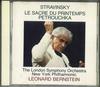 CD LEONARD BERNSTEIN LONDON SYMPHONY   Stravinsky Le Sacre Du Printemps   32DC381 CBS SONY 1986 Japan Classical Used