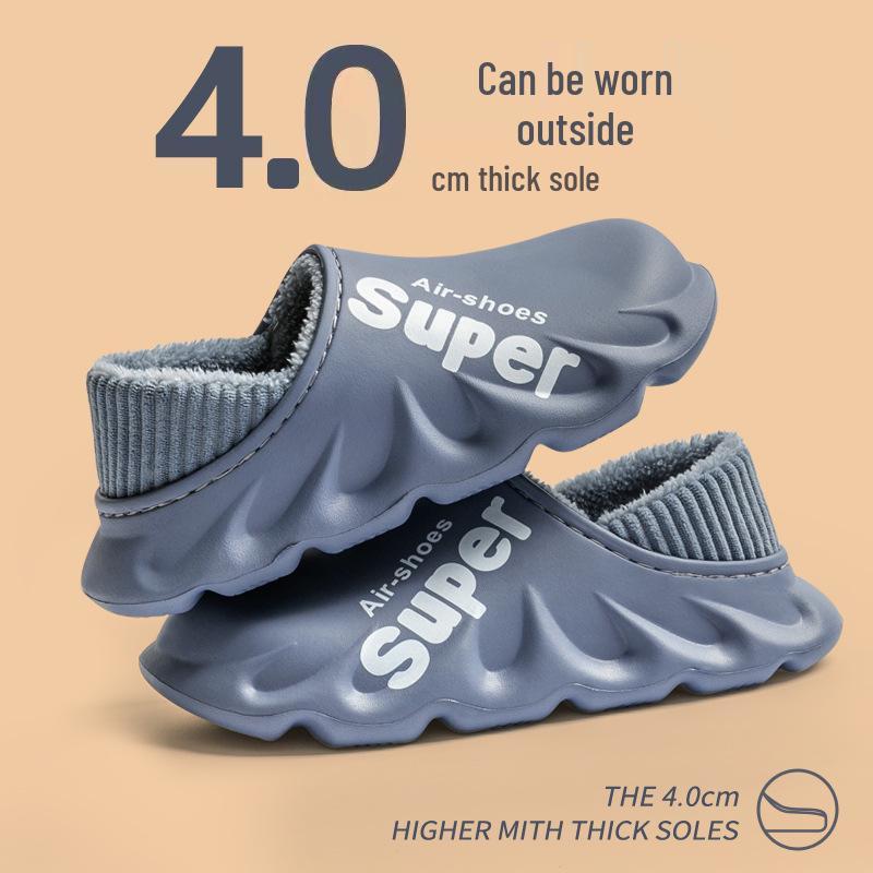 

Унисекс Зимние Хлопковые Ботинки: Теплые, водонепроницаемые, нескользящие зимние ботинки с толстой подошвой для уникальной амортизации 40-41 серый/синий