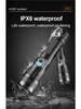 XHPp50 Aluminum Alloy Waterproof Flashlight with Telescopic Zoom & USB Charging