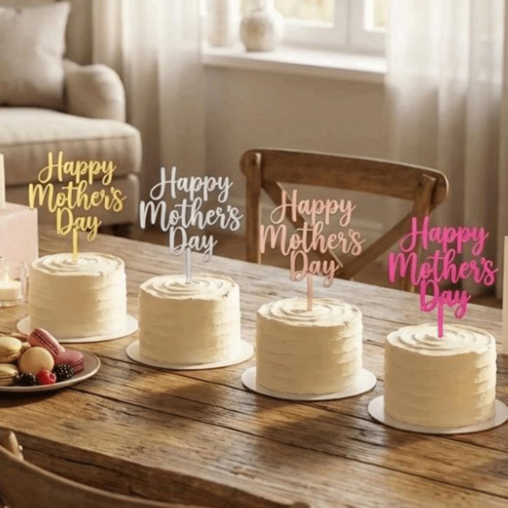 Festival Acrylic Cake Topper Handmade Cupcake Topper Party Supplies Dessert Topper Baking Supplies
