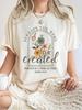 Perhaps You Were Created For Such A Time Shirt 414 Christian Tshirt Floral Faith Tee Bible Verse Sweatshirt Scripture Top