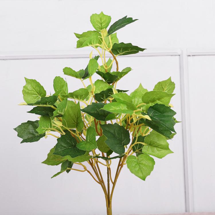 Feel simulation Begonia leaf handle bundle chicken heart leaf watermelon leaf single plant wall leaf green leaf