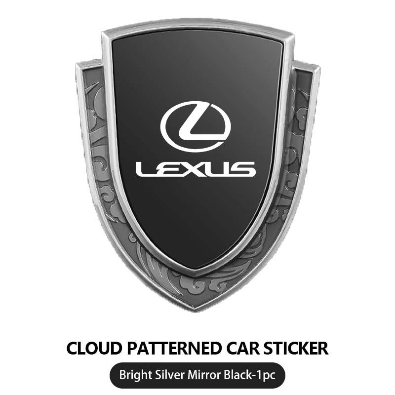 

3D Metal Car Body Sticker Emblem Badge Rear Tail Trunk Decal Auto Accessories For Lexus CT ES GS NX IS250 RX350 IS200 LX570