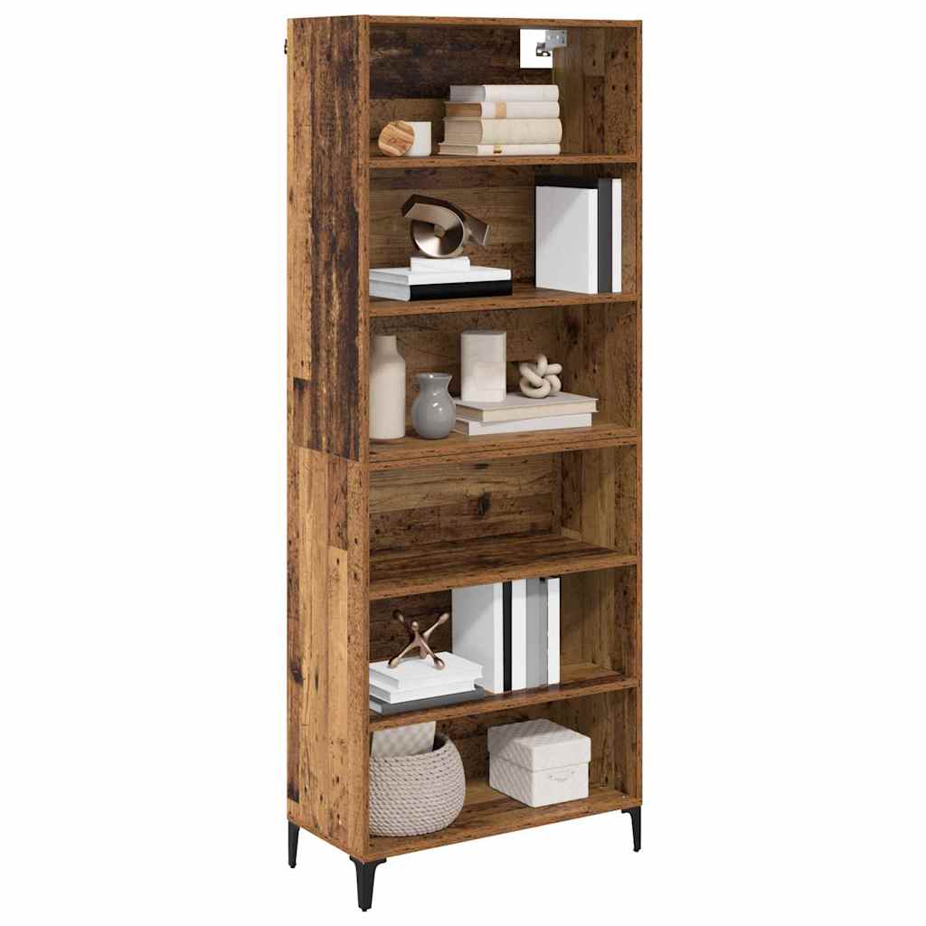 Highboard Reclaimed Wood 69.5 x 34 x 180 cm Engineered Wood