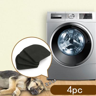 4 pièces Coussin en caoutchouc pied de machine à laver coussin anti-vibration Antidérapant Réfrigérateur meuble chaise pare-chocs pieds tapis protecteur de sol