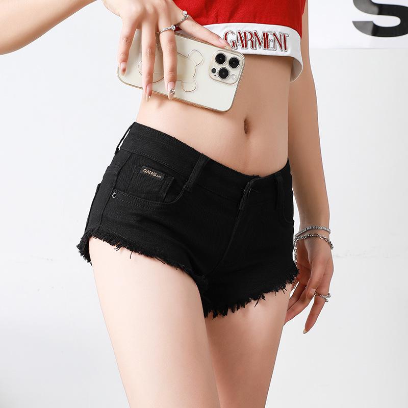 

Low-Rise Women s Sexy Slim Denim Triangle Shorts S (80-95 jin)