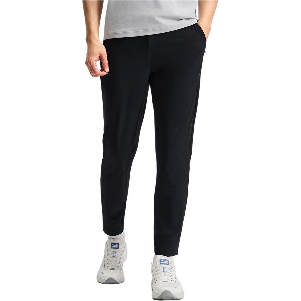Fila Fitness Outdoor Comfortable Minimalist Versatile Logo Design Casual Pants Men Pants Deep-Black A11M521607F-BK