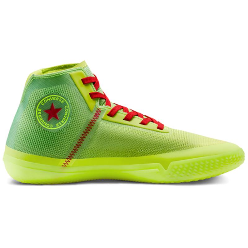 Converse All Star Pro BB Nocturnal Glow-in-the-Dark High-Top Practical Basketball Shoes Unisex Lemon Yellow