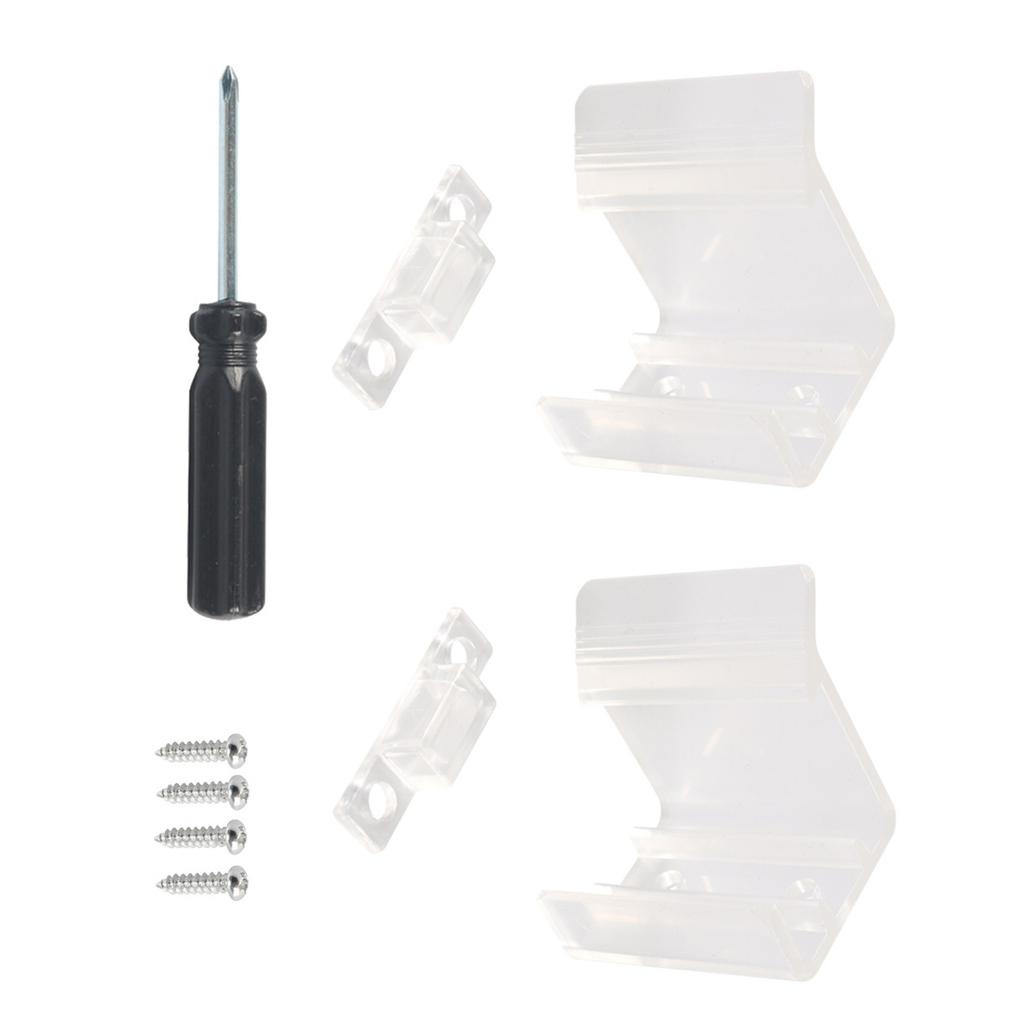 2pcs Clear Door Handles Easy to Install Anti Slip Door Handles Ensuring Secure & Stylish Use High Strength Accessory