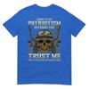 Patriotic Veteran Usa Flag American Military War Hero Skull Tshirt