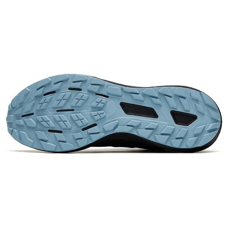 Anta Champion Lite Non-Slip Durable Low-Top Running Shoes Men Sneakers Black Blue 112325661A-4