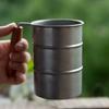 Stainless Steel Vintage Wine Mug Industrial Style Coffee Cup Durable Camping Cup  Camping