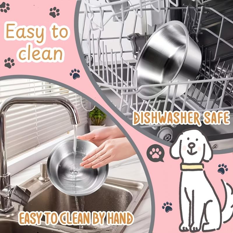 Heiß verkaufend Kiste Hundeschale Edelstahl Hängend Haustierkäfigschale Futter- & Wasserspender Stallbecher für Katze Welpen Vögel Ratten