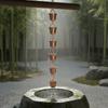 Rain Chain Artistic Design Japanese Weather Resistant Roof Drainage for Courtyard,