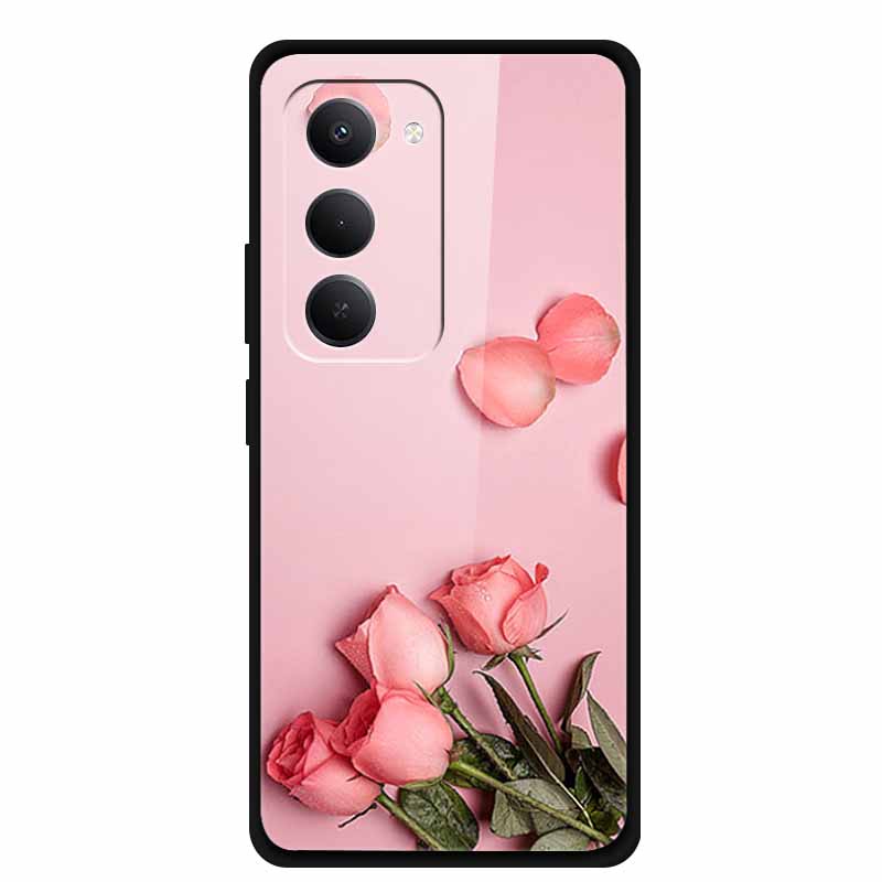 For Redmi 15 5G Case 6.9" 25057RN09E Tempered Glass Hard Covers For Redmi 15 4G 2025 Luxury Phone Cases Protective Bumper Fundas