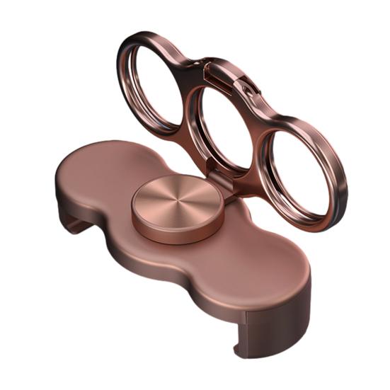 

1/2 шт. Держатель-клипса для задней панели с двумя кольцами и тремя пальцами, многоцелевой складной держатель-грип для телефона 360 розового золота