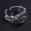 Modern Love Crosses Statement Ring Trendy Minimalist Finger Rings Jewelry For Casual Or Formal Occasions Gift