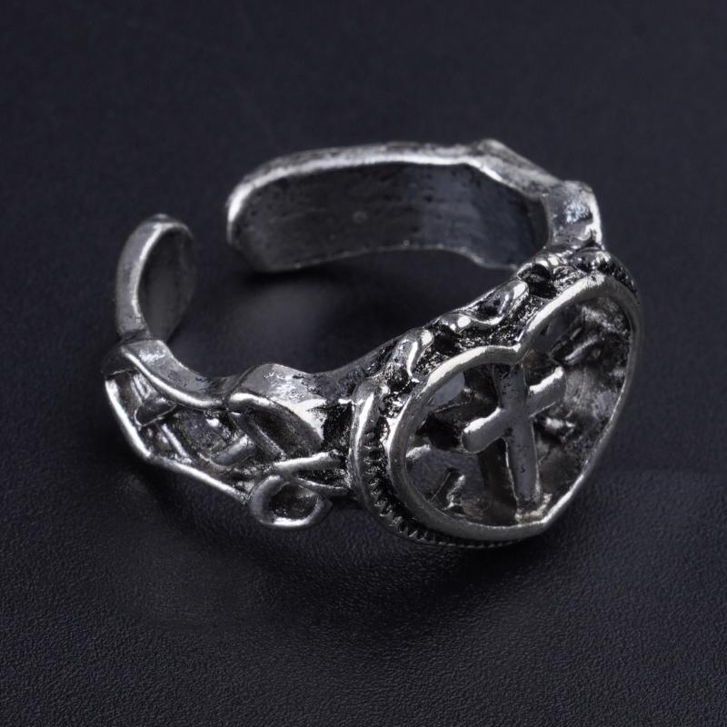 Modern Love Crosses Statement Ring Trendy Minimalist Finger Rings Jewelry For Casual Or Formal Occasions Gift