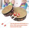 Hand Drum Orff Music Percussion Instrument Portable Drum Instrument with Drumstick 6in