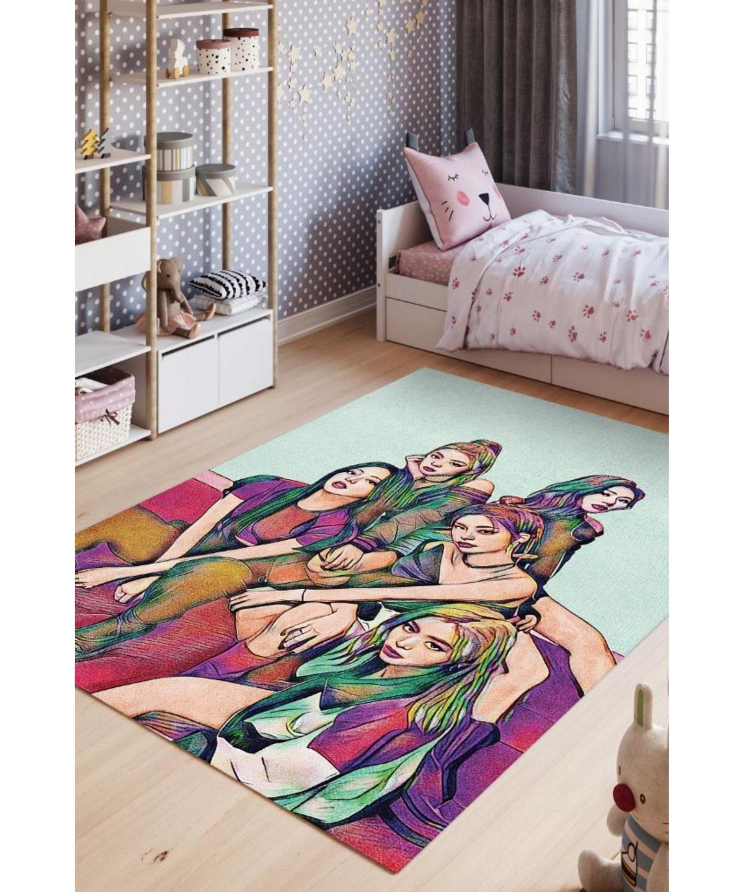 

Itzy Cotton Woven Based Washable Decorative Carpet