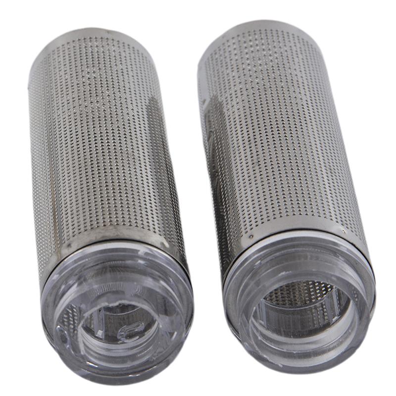 Stainless Steel Fish Tank Filter Fish Tank Fish Shrimp Mesh Net Filter Metal Pre-Filter Tube Filter Accessory Fish Tank Intake Strainer