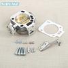 Aluminum Silver Intake Manifold 72mm Throttle Body for K-Series K20 K24 RBC/RRC/PRB/PRC Pattern