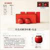Plant ash ceramic tea can small household sealed storage tea can tea universal packaging box high-end mini can