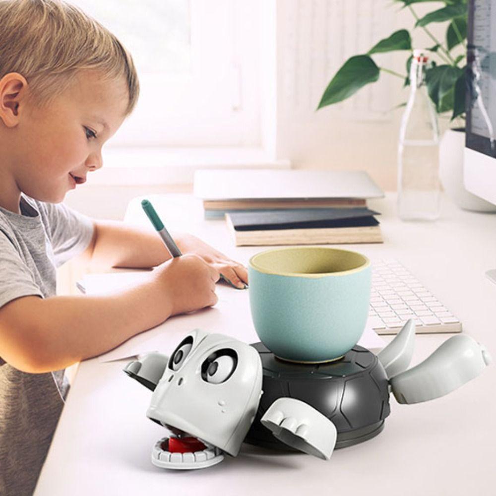 Press Panicked Turtle Coaster ABS DIY Turtle Base Cup Mat Turtle Cup Pad Quirky Toys Children Girl