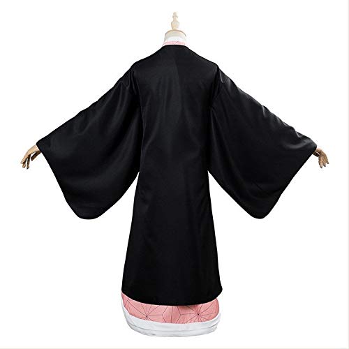 Milky Time Nezuko Cosplay Costume (Includes Wig), Adult, Kamado, Nezuko, Halloween, 8-Piece Set