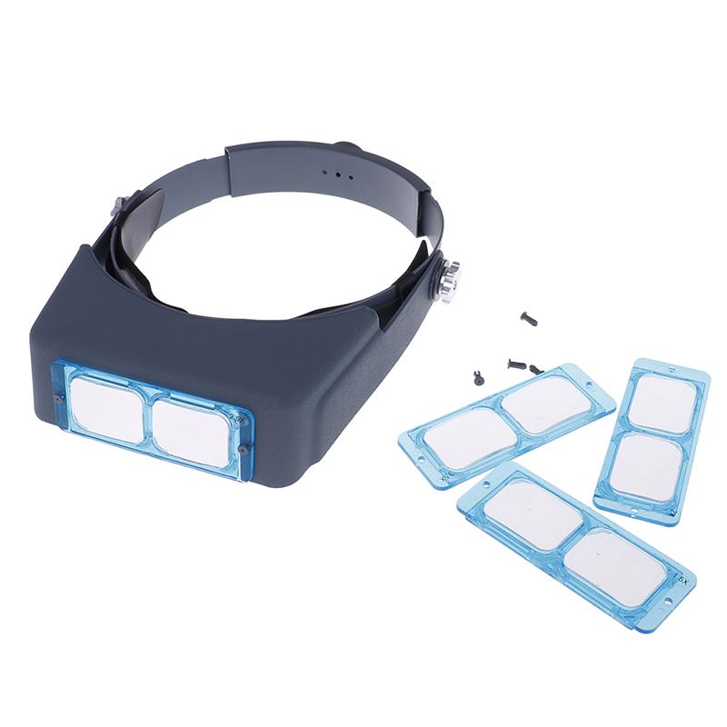 Optivisor Headband Magnifier Loupe Repair Helmet Magnifying Glass Spectacles