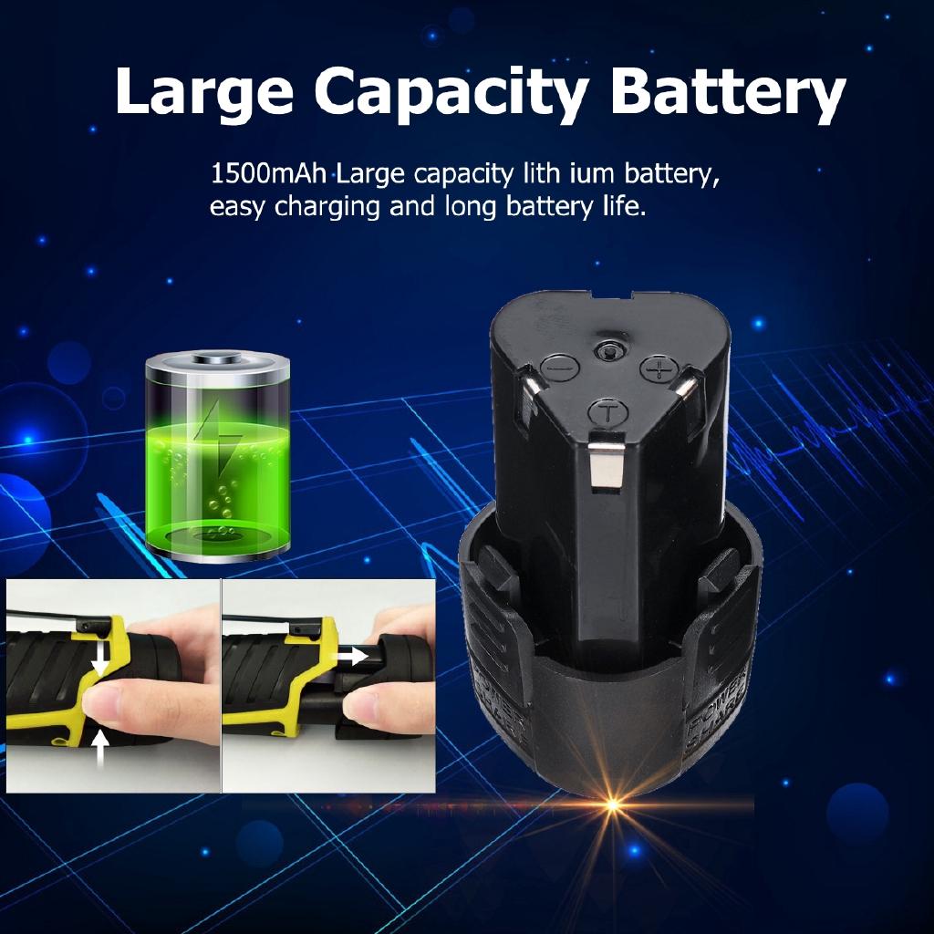 45N.m 12V Rechargeable Cordless 3/8'' Electric Ratchet Wrench 90° Right Angle Wrench Power Tool With LED Lighting